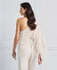 ONE-SHOULDER BLOUSE WITH FRINGES