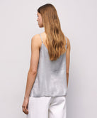 METALLIC-EFFECT STRAPPY TOP
