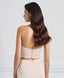 STRAPLESS SATIN TOP