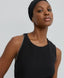 MIDI DRESS WITH ASYMMETRIC SLEEVES