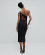 MIDI ONE-SHOULDER DRESS