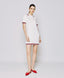 MINI DRESS WITH RIBBED DETAILS