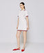 MINI DRESS WITH RIBBED DETAILS