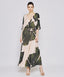 PRINTED WRAP DRESS