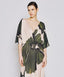 PRINTED WRAP DRESS