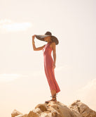 SATIN SLEEVELESS DRESS