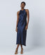 SATIN SLEEVELESS DRESS