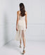 DRESS WITH EMBROIDERIES AND FRINGES