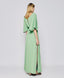 MAXI DRESS WITH A BOAT NECKLINE