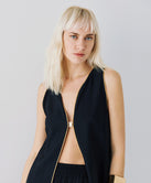 TUNIC WITH A METALLIC DETAIL