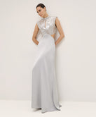 MAXI DRESS WITH SEQUIN TOP