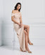 SATIN OFF-THE-SHOULDER DRESS