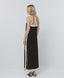 MAXI DRESS WITH TWO-TONED DETAILS