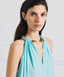 FLOWY DRESS WITH A JEWEL DETAIL