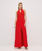 MAXI DRESS WITH A V CUT-OUT