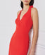 PENCIL DRESS WITH A LOW BACK