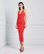 PENCIL DRESS WITH A LOW BACK