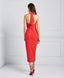 PENCIL DRESS WITH A LOW BACK