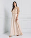 MAXI MESH DRESS WITH EMBROIDERIES