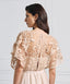 MAXI MESH DRESS WITH EMBROIDERIES
