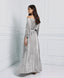 OFF-THE-SHOULDERS PLEATED DRESS