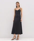 SATIN STRAPPY DRESS