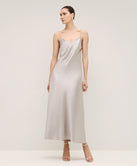 SATIN STRAPPY DRESS