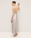 SATIN STRAPPY DRESS