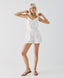 LINEN SHORTS WITH DRAWSTRING EMBROIDERY