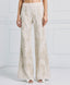 FLARE PANTS WITH EMBROIDERIES