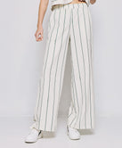 STRIPED PANTS WITH ELASTIC WAISTBAND