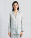 STRIPED SHIRT-BLAZER WITH RHINESTONES