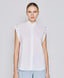 SLEEVELESS SHIRT WITH RHINESTONES