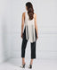 SLEEVELESS SHIRT WITH FRINGES