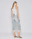 CROPPED DENIM PANTS WITH TURN-UP HEMLINES