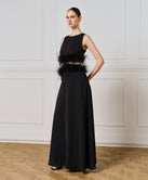 MAXI DRESS WITH SIDE CUT-OUT DETAIL