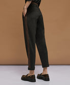 PANTS WITH SIDE DETAILS AND TURN-UP HEMS