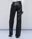 FAUX LEATHER-EFFECT PANTS