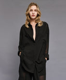 OVERSIZED SHIRT WITH MUSLIN