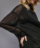 OVERSIZED SHIRT WITH MUSLIN