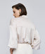 SATIN SHIRT WITH PUFF SLEEVES