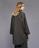 LONG SHIRT WITH RHINESTONES