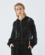 ACCESS FASHION BOMBER JACKET WITH SHEER FABRIC AND EMBROIDERY