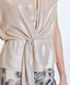 ACCESS FASHION METALLIC WRAP BLOUSE