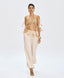 ACCESS FASHION SHEER EMBROIDERED BLOUSE