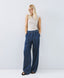 ACCESS FASHION RIBBED TOP WITH MONOGRAM