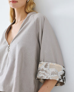 ACCESS FASHION BLOUSE WITH SEQUIN DETAILS