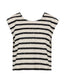 ACCESS FASHION STRIPED SLEEVELESS TOP WITH SEQUINS