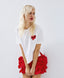ACCESS FASHION T-SHIRT WITH EMBROIDERY