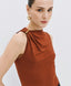 ACCESS FASHION TOP WITH METALLIC DETAIL